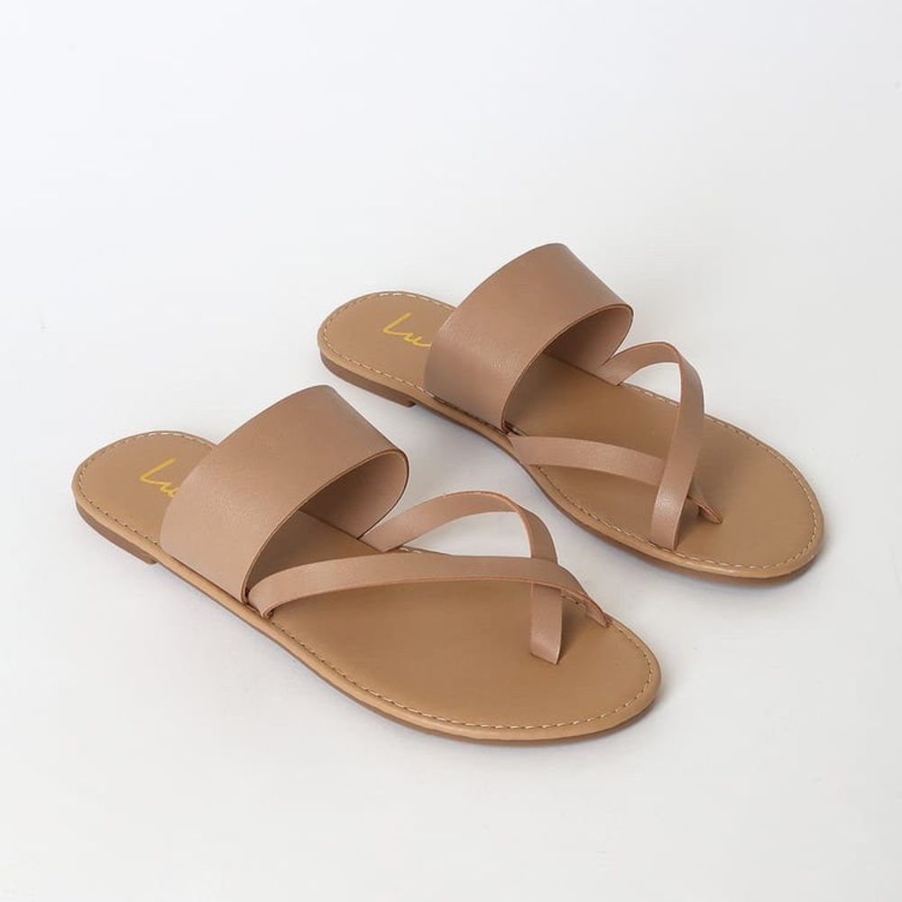 Lulus nude sandals